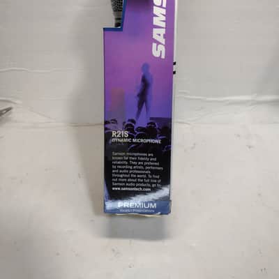 Samson R21S Cardioid Dynamic Vocal Microphone with Switch, Cable and Clip New/Open-Box image 2