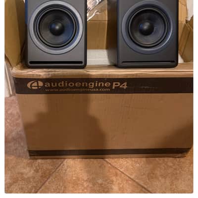 Audioengine P4 Passive Bookshelf / Studio Monitors -Open Box / Mint! image 2