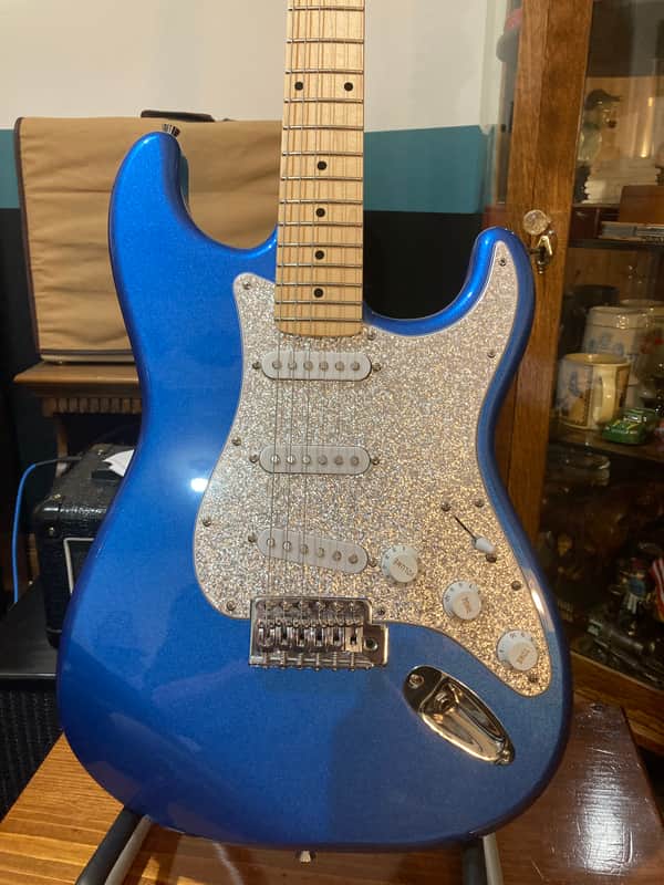 Stratocaster Strat ST, P/C Metallic Blue Alnico 5 image 1