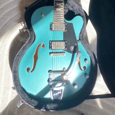 Reverend Pete Anderson PA-1 Custom HB 2010s - Satin Deep Sea Blue image 10