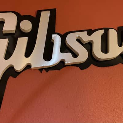 Vintage Gibson Dealer “ PURE” Sign 3 Feet! image 2