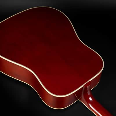2008 Gibson Custom Shop Hummingbird TV True Vintage - Heritage Cherry Sunburst VOS | USA All Solid Square Shoulder 1960 Reissue Dreadnought Acoustic Guitar Limited Edition 1 of 167 Madagascar Rosewood | CoA OHSC image 14