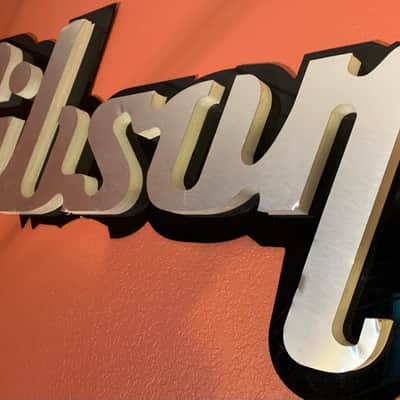 Vintage Gibson Dealer “ PURE” Sign 3 Feet! image 5