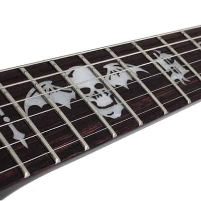 Schecter 6 String Solid-Body Electric Guitar, Gloss Black (1739) image 6