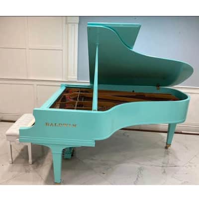 Baldwin SF-10 Artist Series Grand Piano - 7' Light Emerald Finish image 3