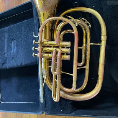 king 1122 mellophone (marching french horn) image 6