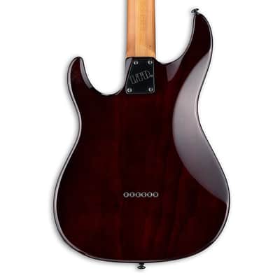ESP LTD SN-1000HT QM Electric Guitar - Dark Brown Sunburst - B-Stock image 7