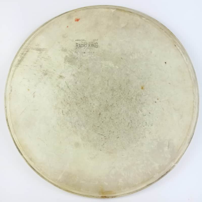 Slingerland 14" Radio King Tom Calf Skin Drum Head Batter Sparks Snare/Floor USA image 1