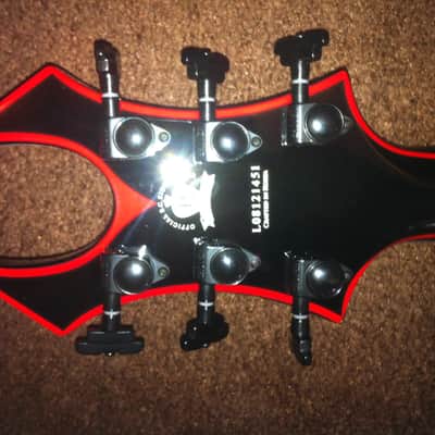 BC Rich JR V ICON EMG 81 RED BEVEL Electric Guitar 24 FRET Tremolo NEW + STRINGS image 9