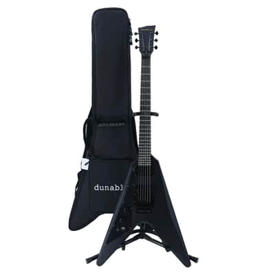 Dunable Asteroid DE - LEFTY Matte Black w/Floyd Rose image 5
