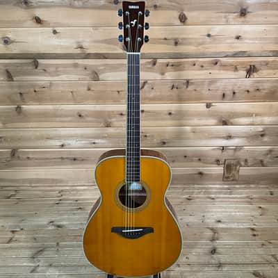Yamaha FS-TA TransAcoustic Concert Acoustic Guitar - Vintage Tint image 2