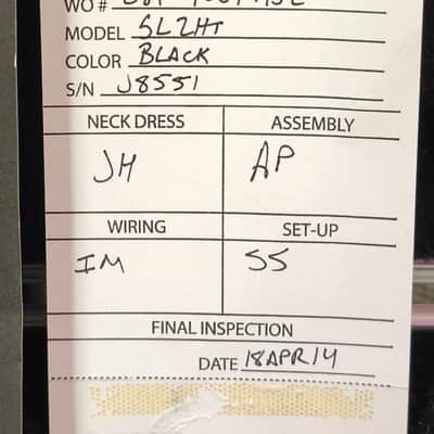 Jackson USA Custom Shop SL2HT Soloist 2014 Metallic Black for Sale or Trade image 20