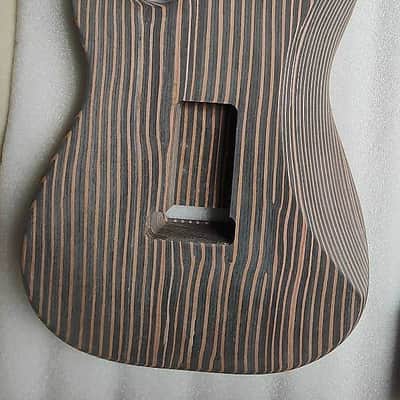 Zebra Wood Hollow Stratocaster Strat Style Body image 4