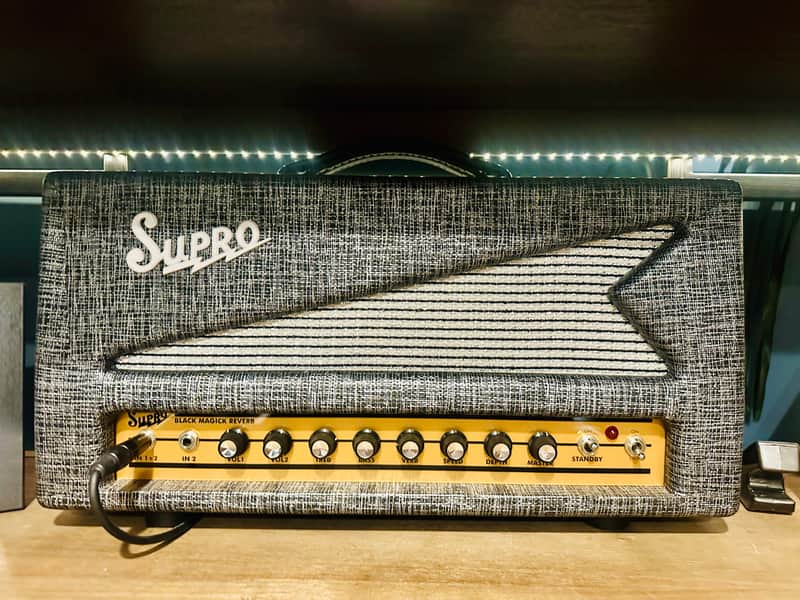 Supro 1696RTH Black Magick Reverb 25-Watt Guitar Amp Head