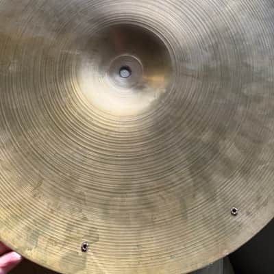 Rare! Zildjian 18” sizzle ride 60’s image 3