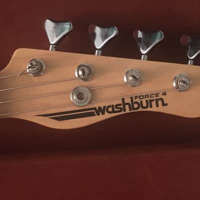 Vintage 1982 Washburn Force 4 Electric Bass Tobaccoburst