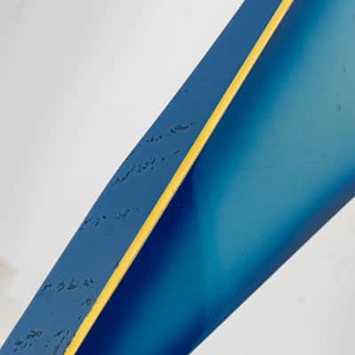 1980s Cort Flying V Electric Guitar – Blue Fade – Made in Korea image 12