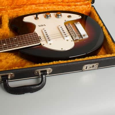 Vox Mando-Guitar 12 String Electric Guitar (1966), ser. #305324, original black hard shell case. image 12