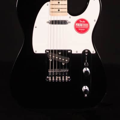 Squier Sonic Telecaster, Maple FB, Black image 1