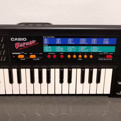 Casio Rapman RAP-1 32-Key Keyboard 1990 - 1991 - Black image 6
