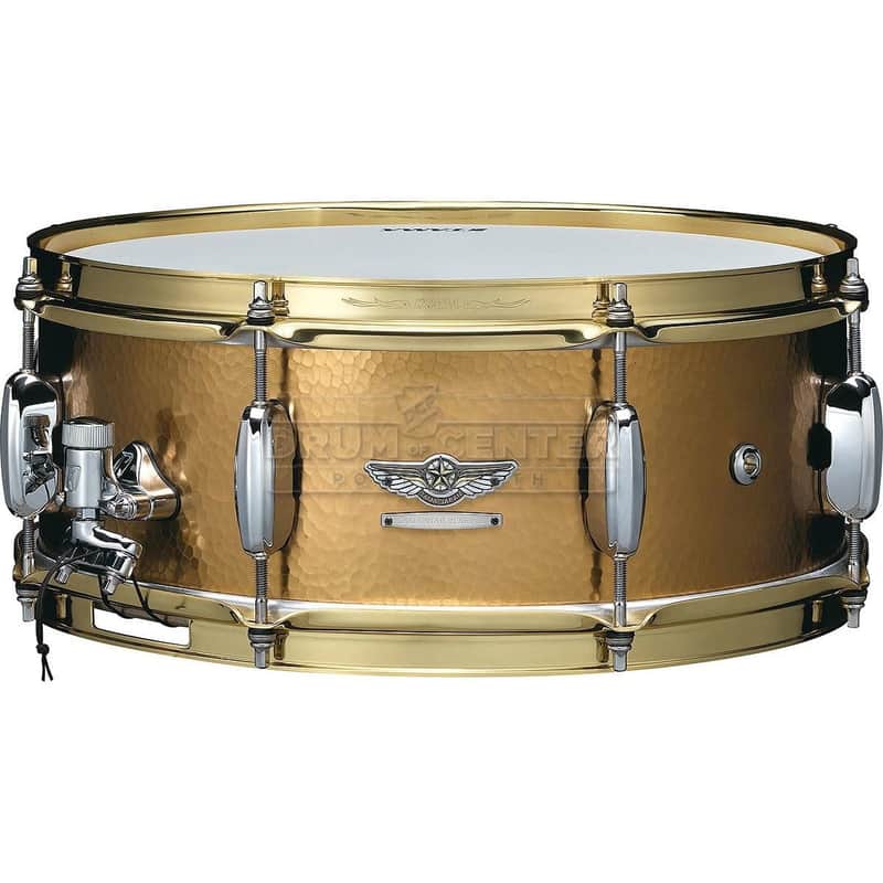 Tama Star Reserve Hand Hammered Brass 14x5.5" Snare Drum image 1