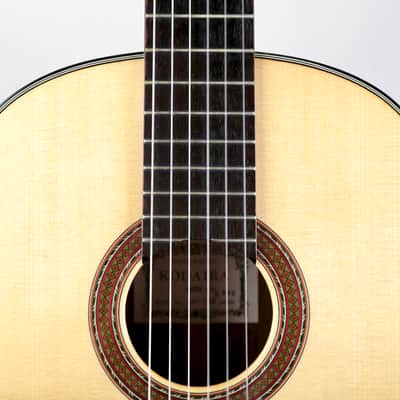 Kodaira AST 100 640 mm Handmade Classical Guitar, Solid Spruce, IRW Japan 2000s (RARE!) image 4