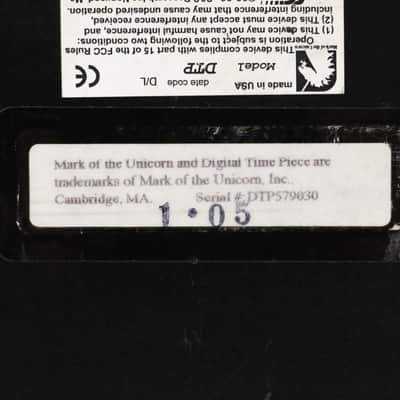 Mark of the Unicorn MOTU DTP Serial Digital Time Piece w/ Cables #45824 image 8