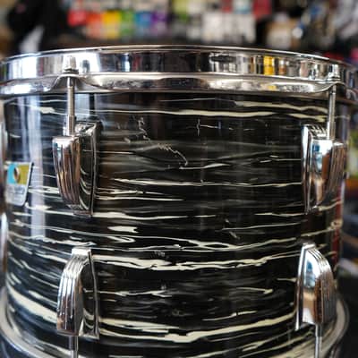 Vintage 1970 Ludwig USA Classic 9x13" Rack Tom w/ Blue & Olive Pointy Badge image 7