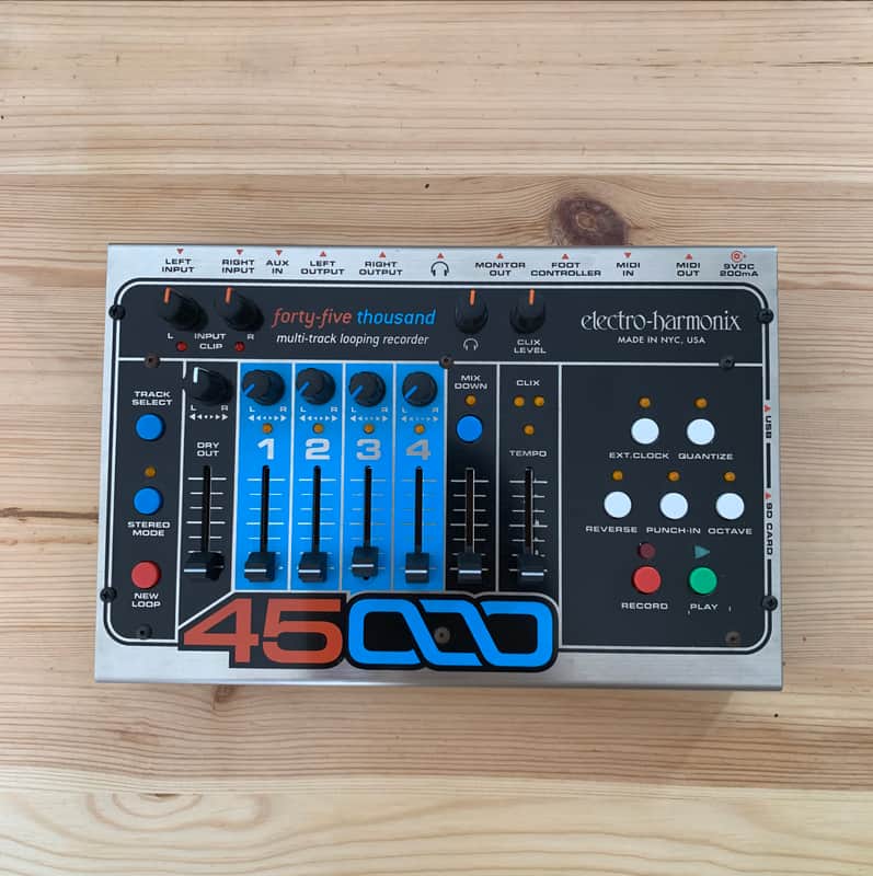 Electro-Harmonix 45000 Stereo Multi-Track Looper 2013 - Present - Silver / Black image 1