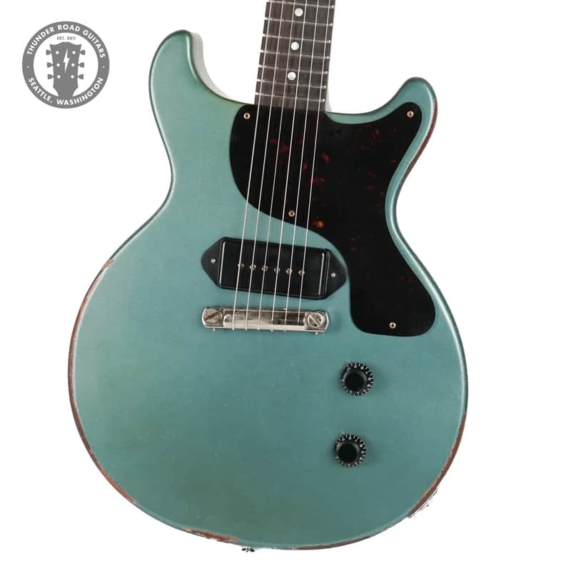 New Gibson Custom Shop '58 Les Paul Junior DC Pelham Blue | Reverb