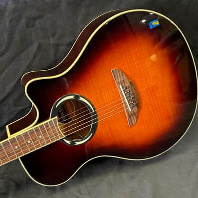 Yamaha APX500II Thinline Acoustic/Electric Guitar 2010s - Old Violin Sunburst image 2