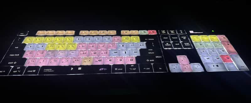LogicKeyboard TITAN Wireless Backlit Keyboard for Avid Pro Tools - Mac LogicKeyboard TITAN Wireless Backlit Keyboard for Avid Pro Tools - Mac 2025 - Black image 1