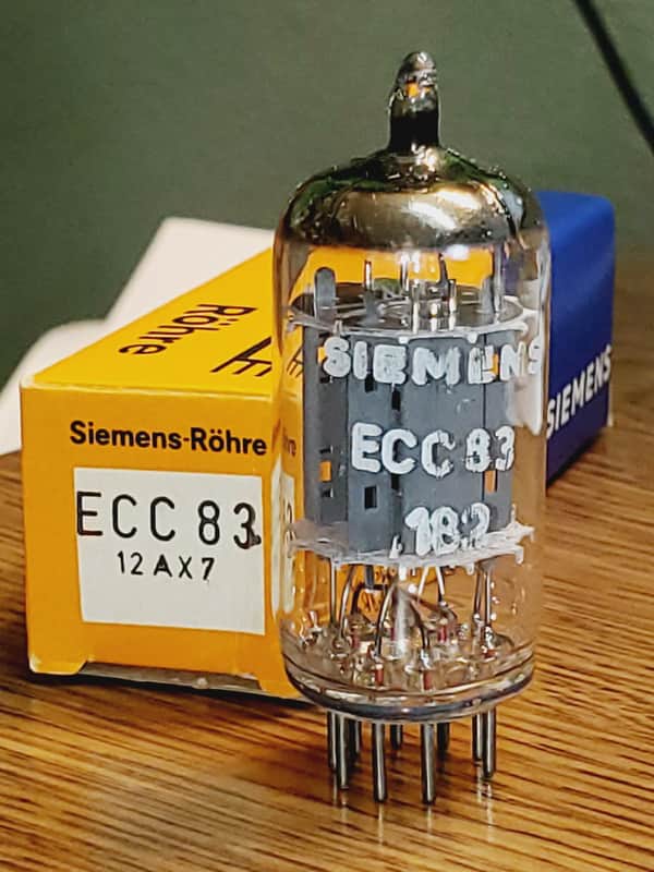 12AX7 Siemens NOS/NIB Smooth Plate MaxiPreamp2/TV7 Tested (1)Tube Lot image 1