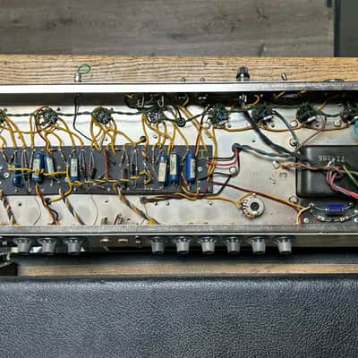 Fender Showman 2-Channel 85-Watt Guitar Amp Head 1965 Blackface image 11