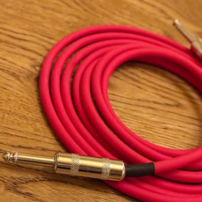 BELDEN 8412 Guitar Cable 3m（10ft）Red with Switchcraft 280/280 – Brand New image 4
