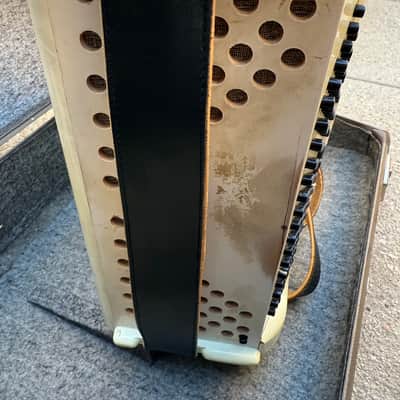 Vintage Old Original German Made Hohner Verdi II Accordion image 13