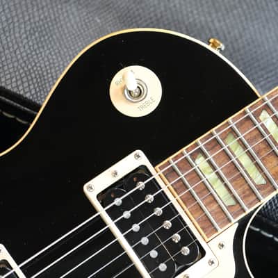 2007 Gibson Les Paul Classic Electric Guitar Black Ebony + OHSC image 4