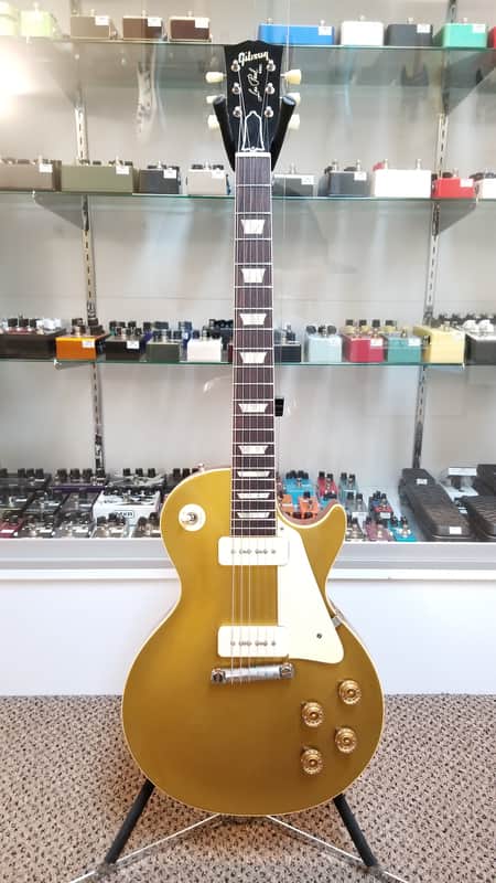 used 2022 Gibson Custom 1954 Les Paul Goldtop Reissue VOS R4, Very Good Condition with OHSC & Paperwork