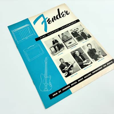 Fender Catalog – Fine Electric Instruments. Orignal. 1957 image 1