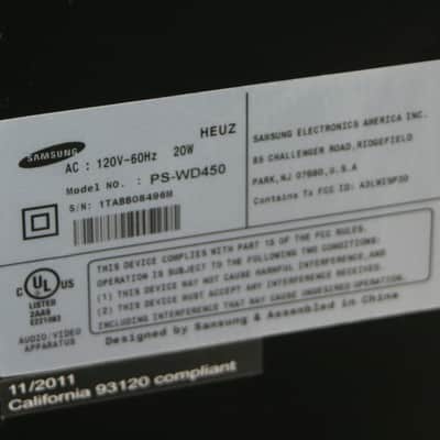 Samsung HW-D450 / ZA 2.1 Channel Soundbar Speaker & PS-WD450 Wireless Subwoofer image 8