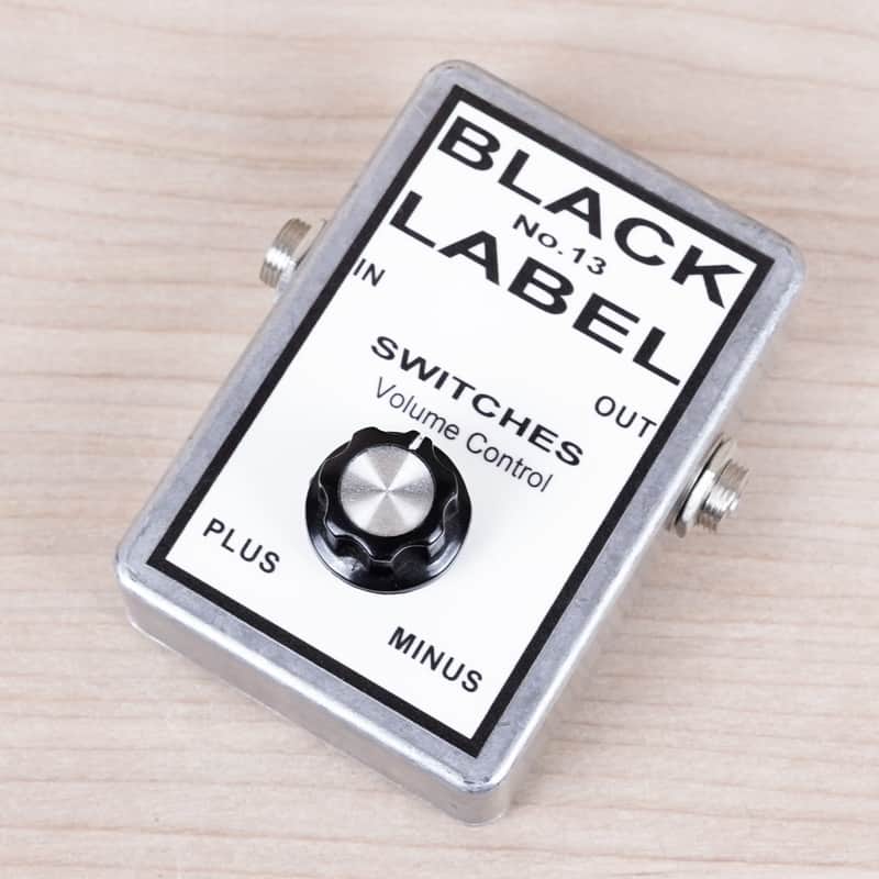 Black Label No. 13 Effects Pedal Volume Control Silver image 1
