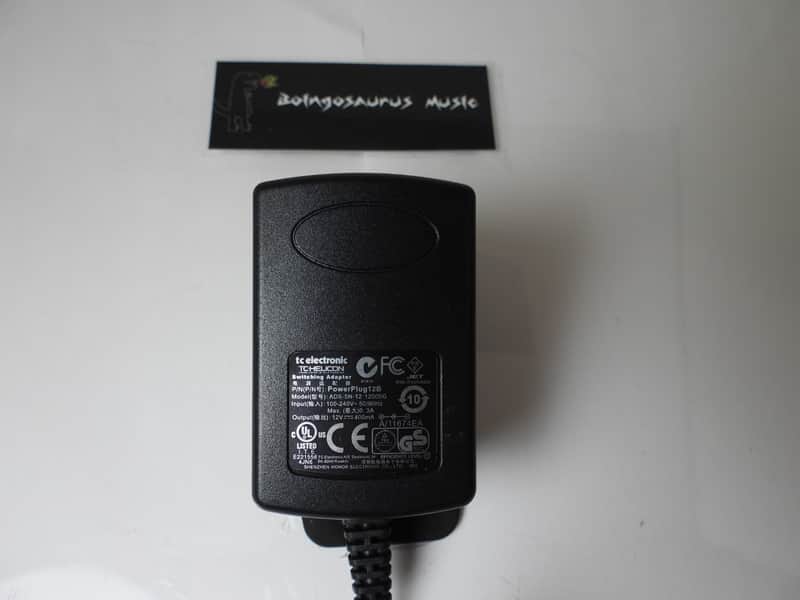 OEM TC Helicon PowerPlug 12B 12-Volt DC Power Supply Vocal Effects Pedal Adapter image 1