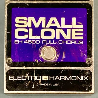 ELECTRO HARMONIX SMALL CLONE EH4600コーラス Electro-Harmonix Small Clone Analog Chorus Guitar Effects Pedal