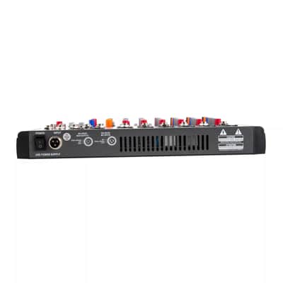 6-Channel Digital Audio Mixer – Professional Studio Sound Board with Bluetooth, USB, MP3 Input, and Phantom Power Bild 5