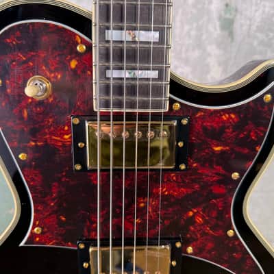 D'Angelico D'angelico Deluxe Atlantic Baritone 2021 - Present - Solid Black image 5