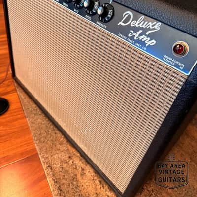 1964 Fender Deluxe Amp AB763 Blackface Combo Amp: All Original | Oxford Speaker | Near Mint! image 2