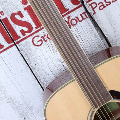 Yamaha FG820-12 Dreadnought 12 String Acoustic Guitar Solid Spruce Top Natural image 9