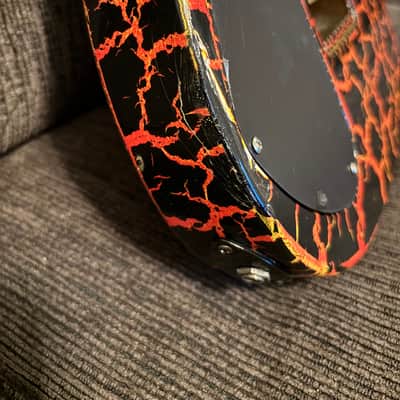 Charvel Predator Lava / Fire Red Crackle image 11
