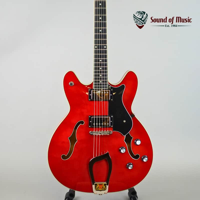 Hagstrom Viking Semi-Hollowbody Electric Guitar - Wild Cherry Transparent (Used) image 1