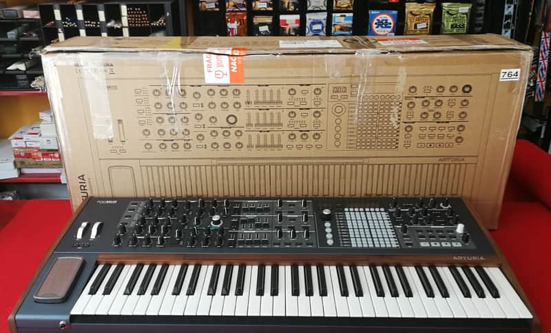 Arturia PolyBrute 61-Key Synthesizer 2021 - Present - Black image 1